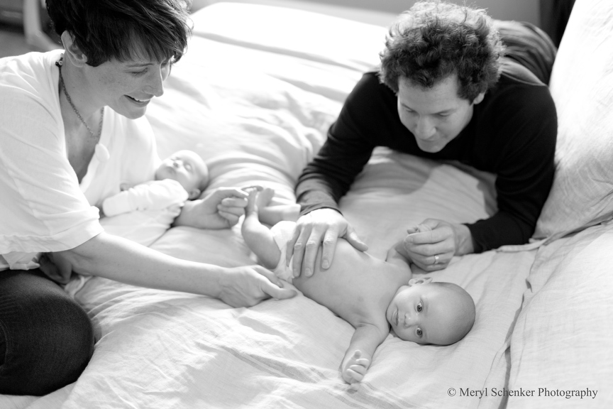 Graysen and Kaia, 9 weeks