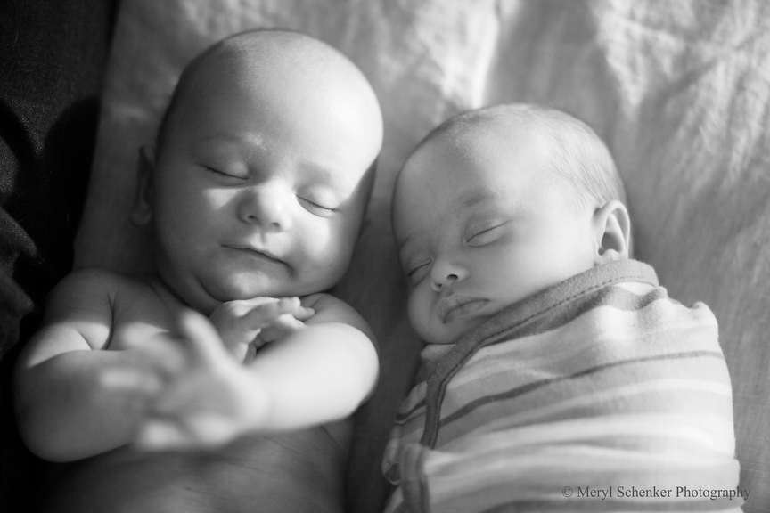 Graysen and Kaia, 9 weeks