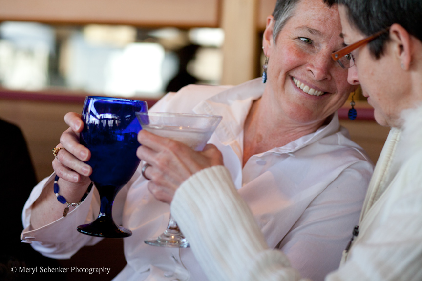 Dayna and Tammy get married after 29 years together.