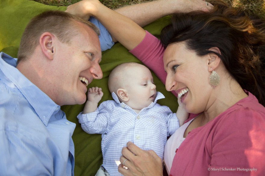 Adrienne and Reid and Jack (3months)